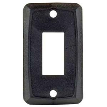 Powerhouse 12855 Single Switch Plate Black PO362863